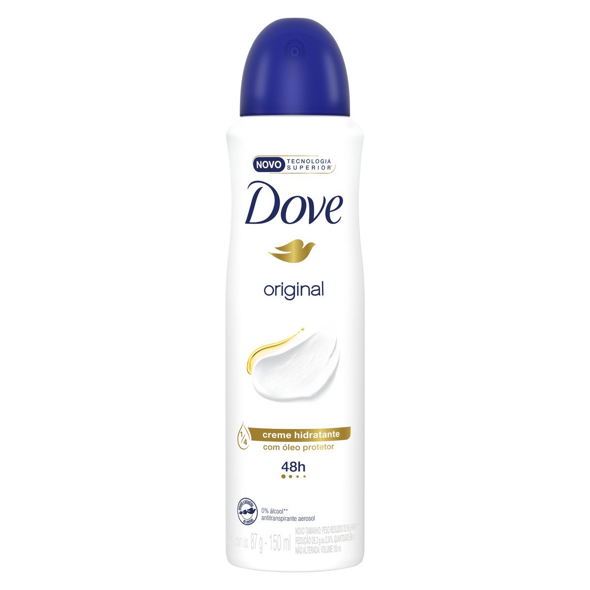 AEROSSOL DOVE FEM REGULAR ORIGINAL150