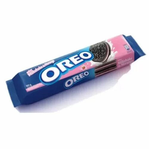 BISC. RECH. SABOR MORANGO OREO 90G