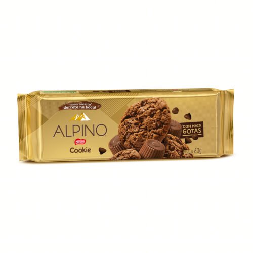 ALPINO COOKIE GOTAS DE CHOCOLATE 60G