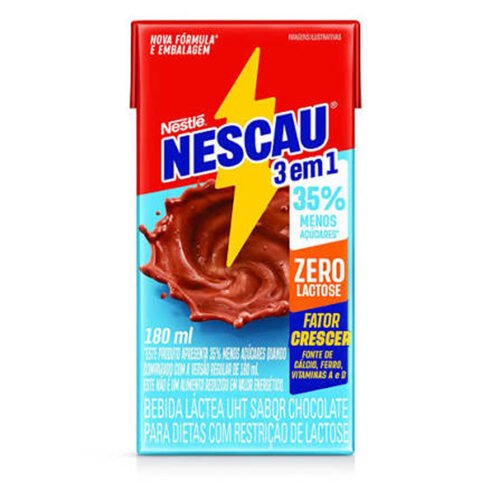 BEB. LACTEA NESCAU ZERO LACT. 180ML