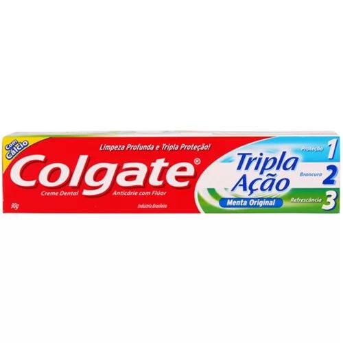 CREME DENTAL COLGATE TRIPLA ACAO MENTA 90G