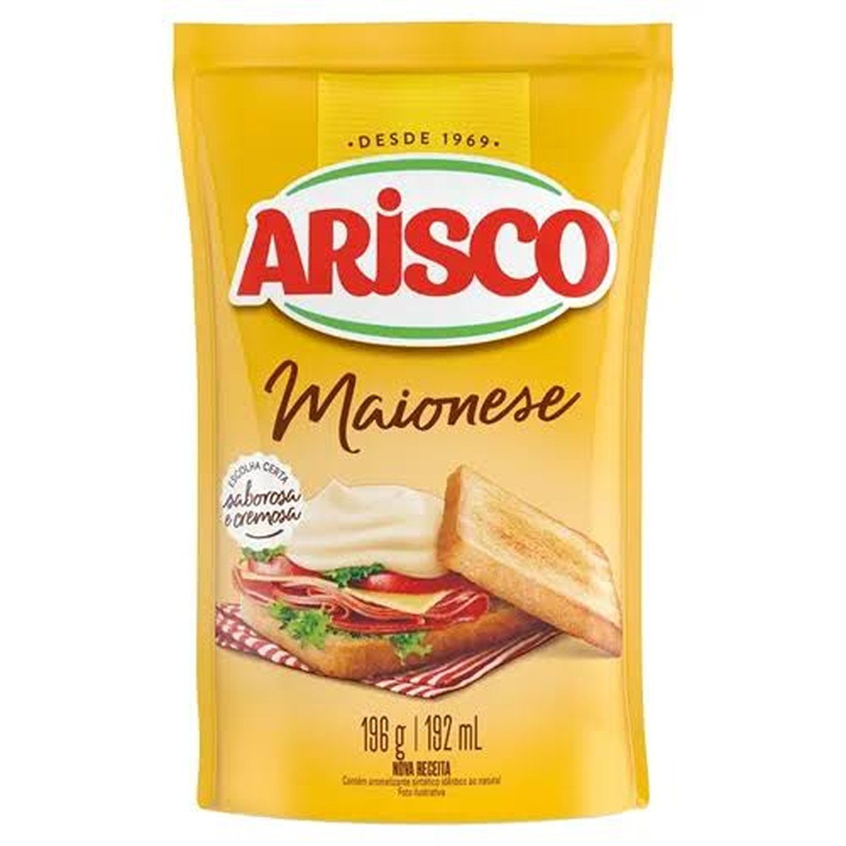MAIONESE ARISCO SACHE 196G