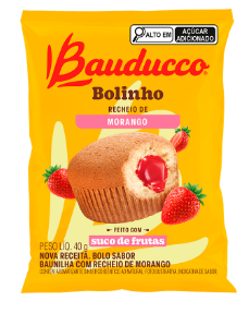 BOLINHO SABOR BAUN. MORANGO BAUDUCCO 40G