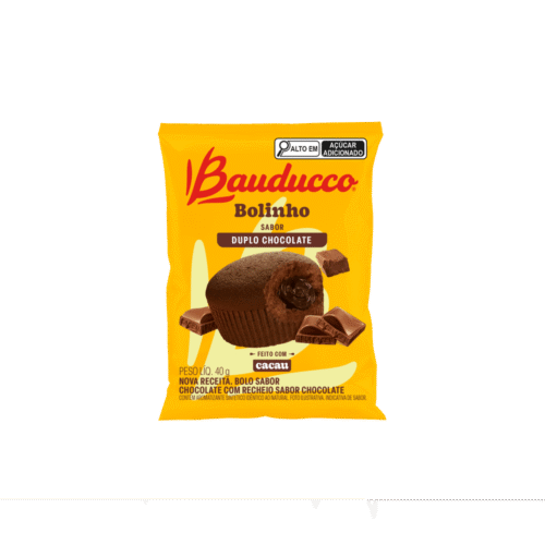 BOLINHO SABOR DUPLO CHOCOLATE BAUDUCO 40G