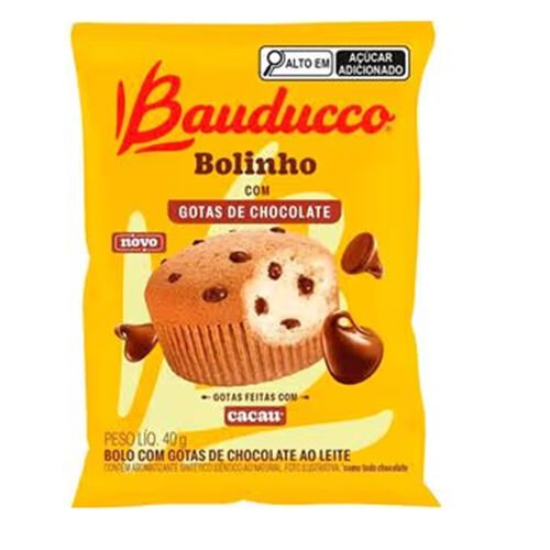 BOLINHO GOTAS DE CHOCOLATE BAUDUCCO 40G
