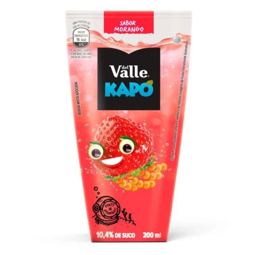 SUCO DEL VALLE KAPO SABOR MORANGO 200ML