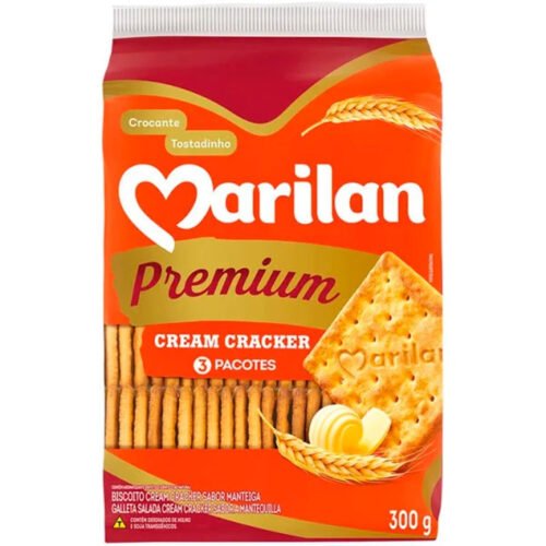 BISC. CREAM CRACKER PREMIUM MARILAN 300G