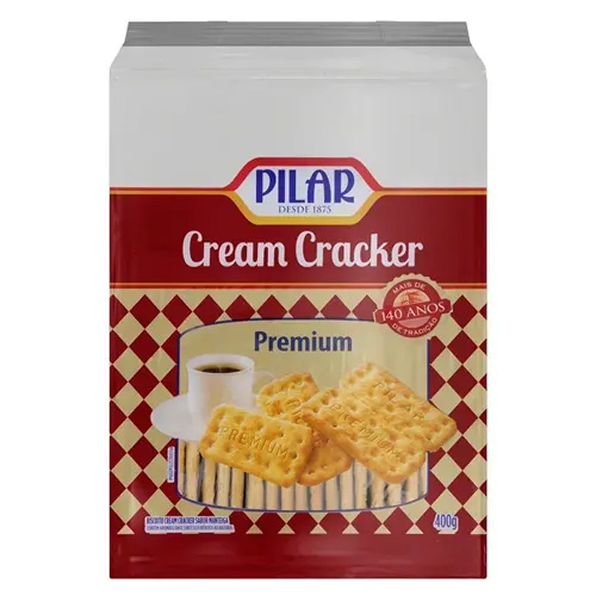 BISC. CREAM CRACKER PREMIUM PILAR 350G
