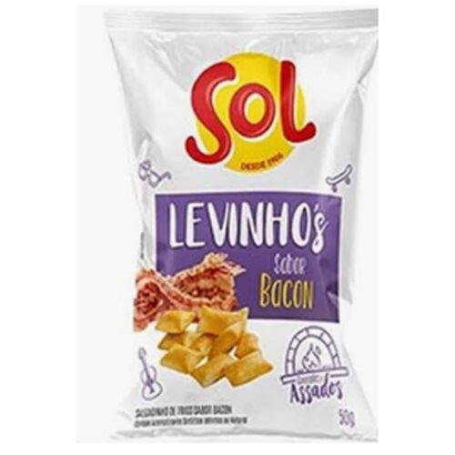 BISC. SALG. SABOR BACOM LEVINHO 50G
