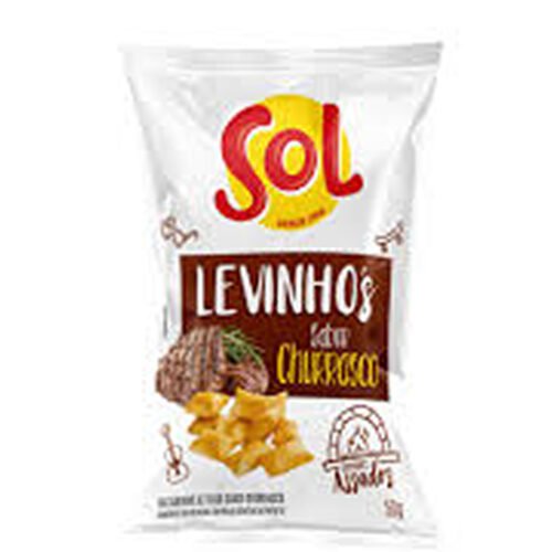 BISC. SALG. SABOR CHURRASCO LEVINHOS 50G