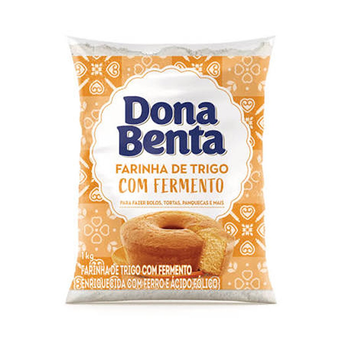 FARINHA DE TRIGO DONA BENTA C/FERMENTO 1KG