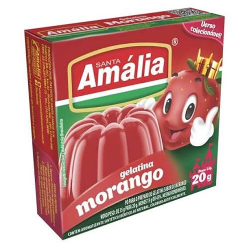 GELATINHA STA AMLIA MORANGO 20G