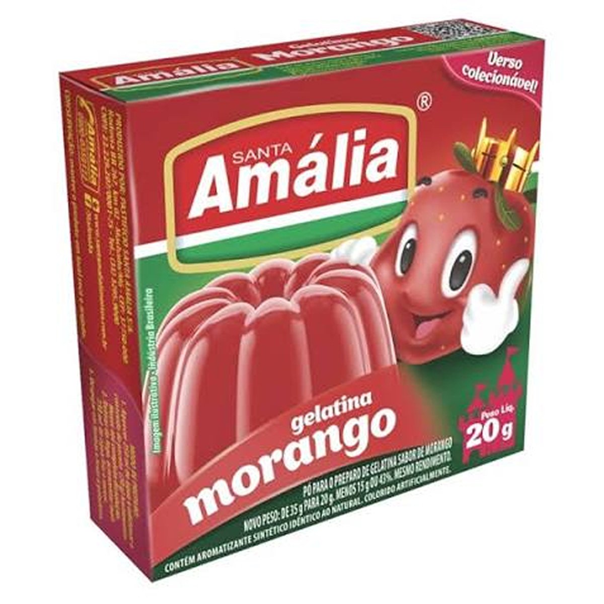 GELATINHA STA AMLIA MORANGO 20G