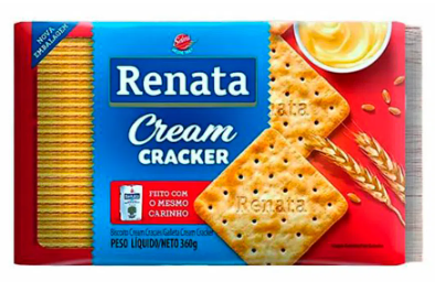 BISC. CREAM CRACKER RENATA 360G