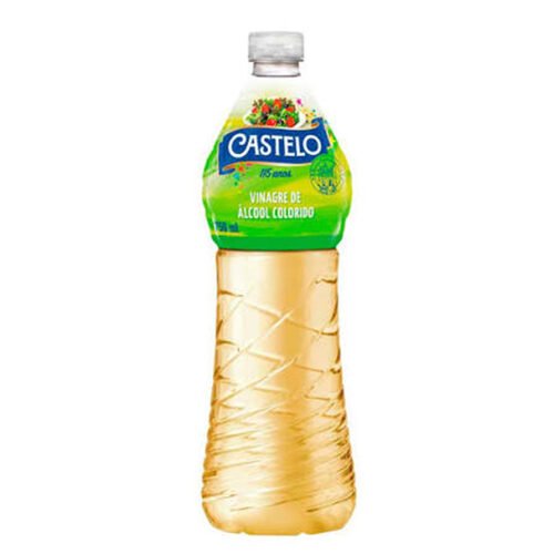 VINAGRE CASTELO ALCOOL COLORIDO 750ML