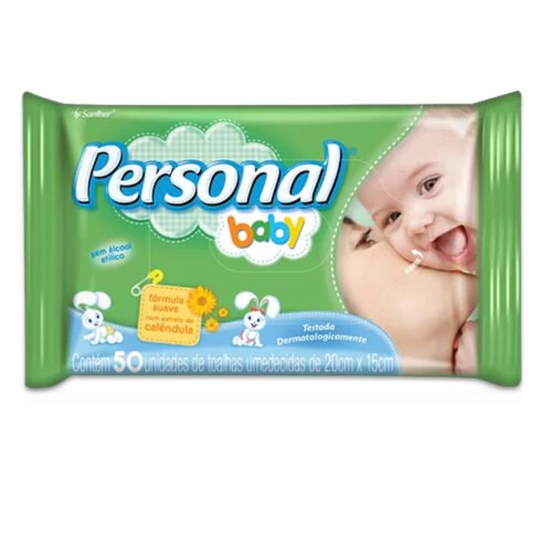 TOALHA UMEDECIDAS PERSONAL C/50
