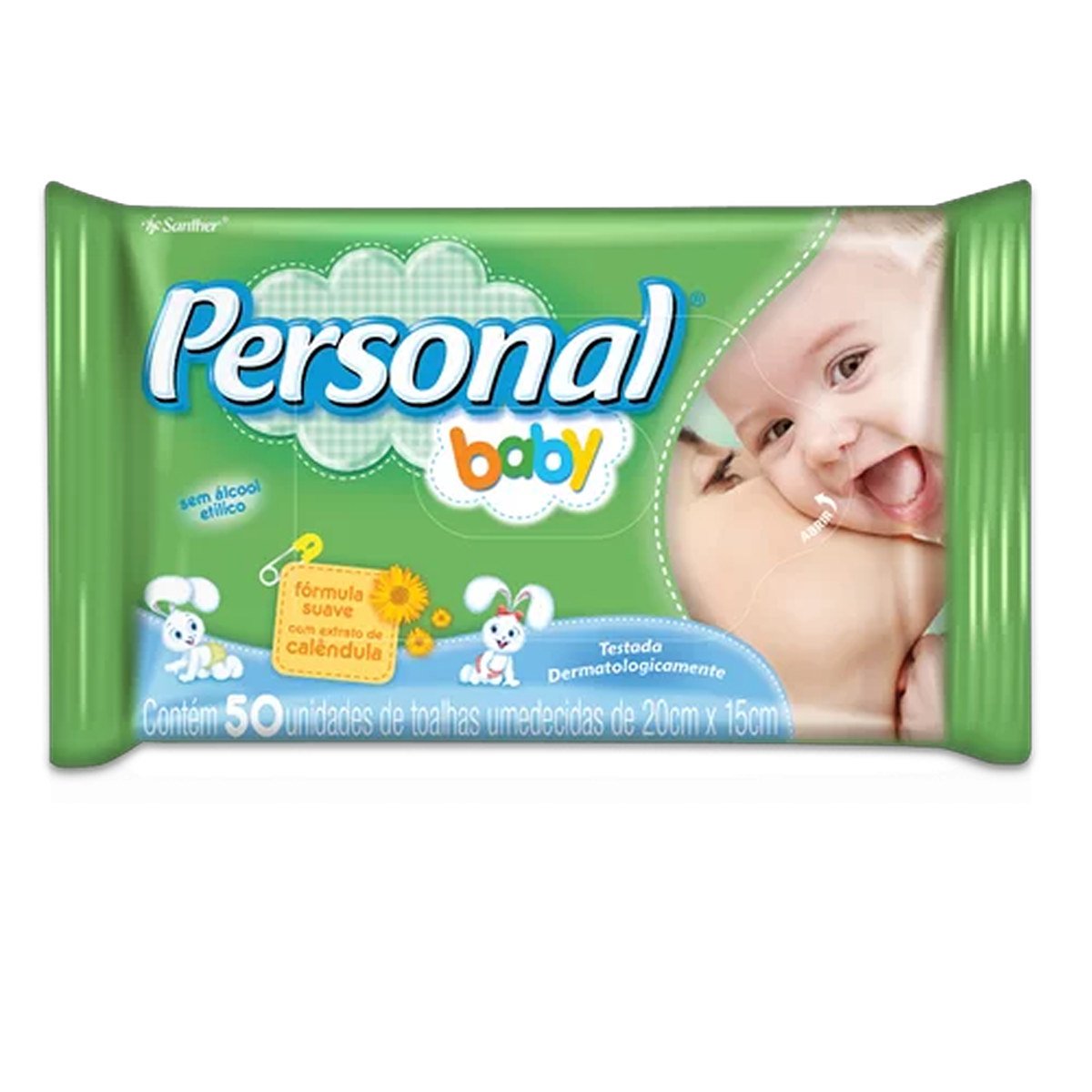 TOALHA UMEDECIDAS PERSONAL C/50