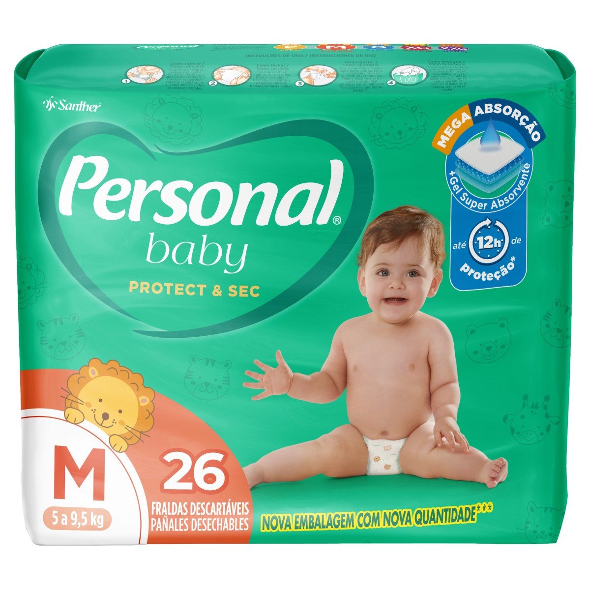 FRALDAS PERSONAL M COM 26