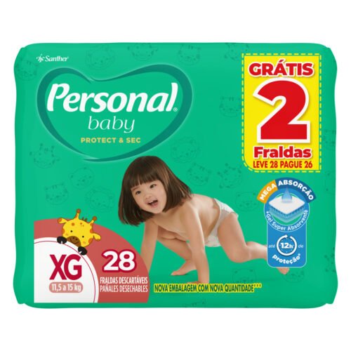 FRALDA PERSONAL BABY MEGA XG COM 28
