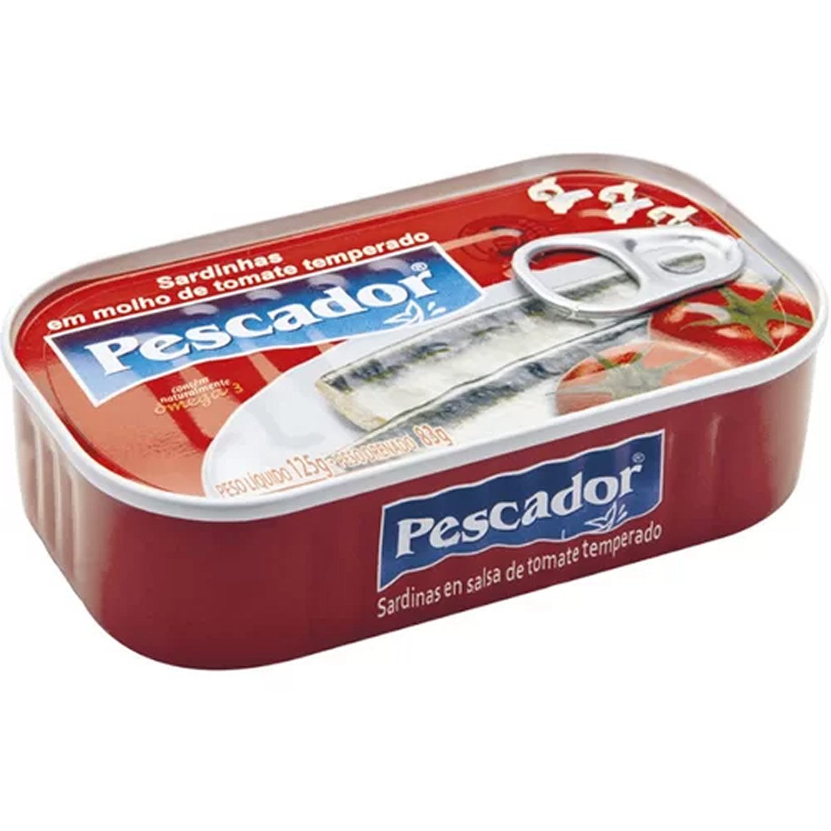 SARDINHA PESCADOR MO/TOMATE 75G