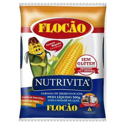 FLOCAO DE MILHO NUTRIVITA 500G