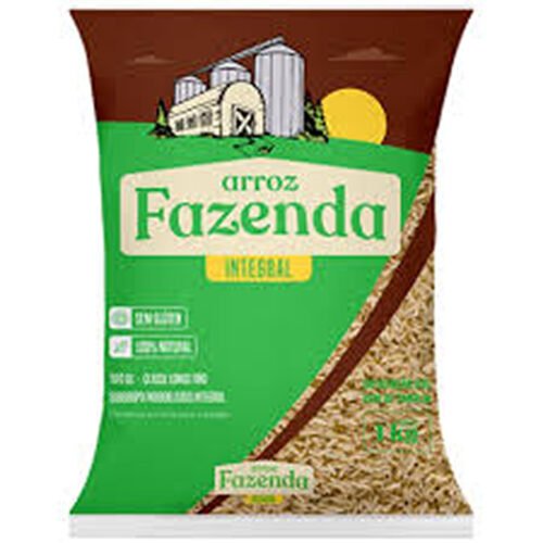 ARROZ FAZENDA INTEGRAL DE 1 KG