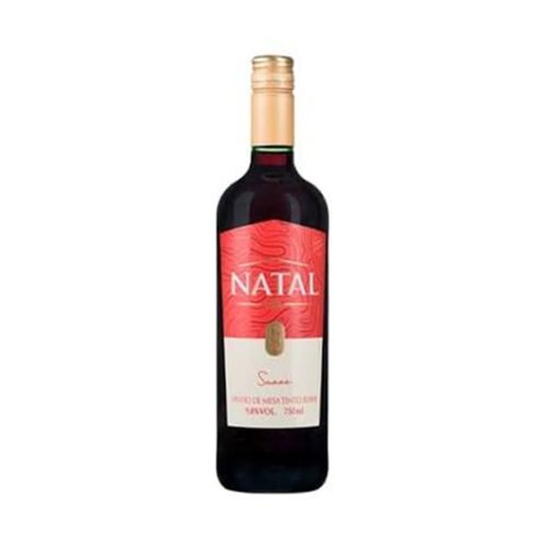 VINHO NATAL TINTO SUAVE 750ML
