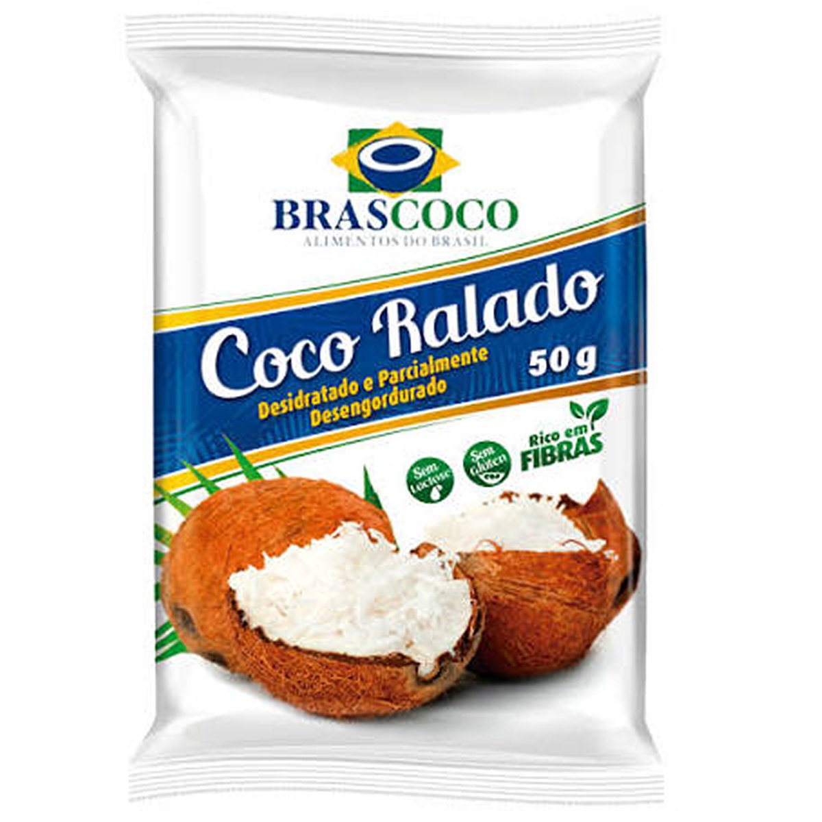 COCO RALADO DESIDRATADO BRASCOCO 50G