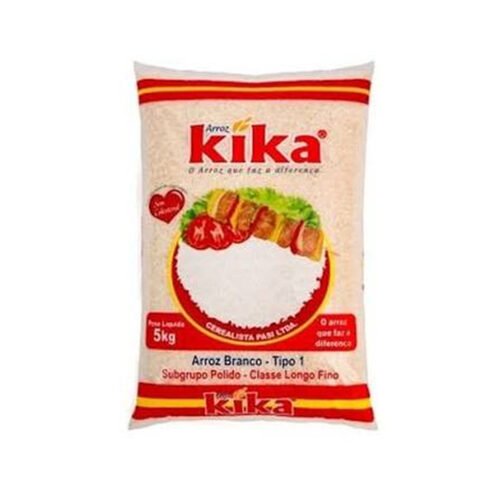 ARROZ KIKA BRANCO DE 5KG