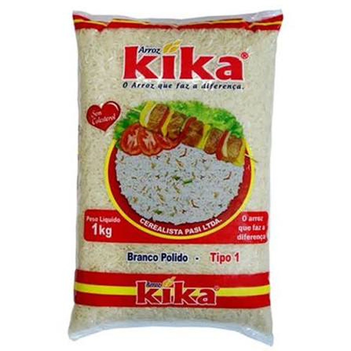 ARROZ KIKA BRANCO 1KG