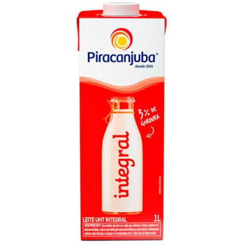 LEITE INTEGRAL PIRACANJUBA 1LT