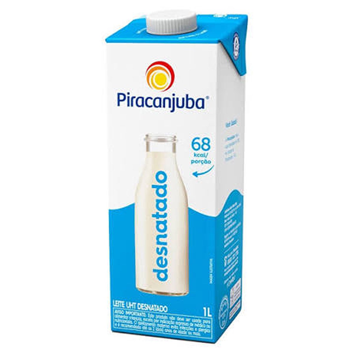 LEITE DESNATADO PIRACANJUBA 1LT