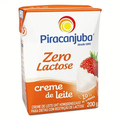 CREME DE LEITE PIRACANJUBA ZERO LAC.200G