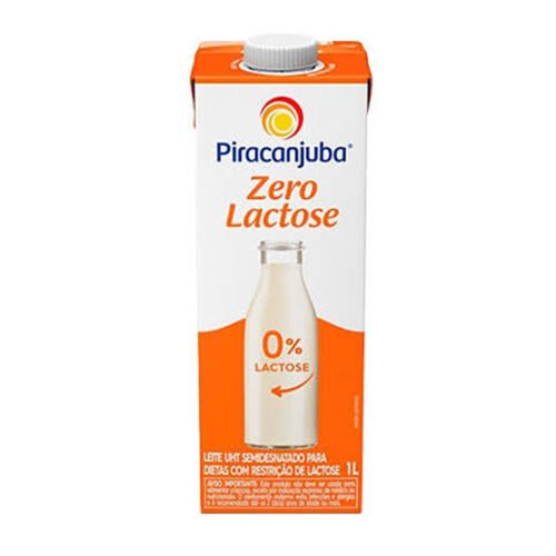 LEITE SEM. DESN ZERO LACT. PIRACANJUBA 1L
