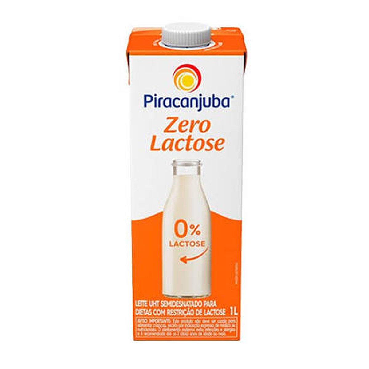 LEITE SEM. DESN ZERO LACT. PIRACANJUBA 1L