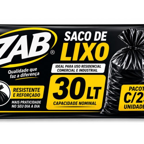 SACO PARA LIXO ZAB 30L