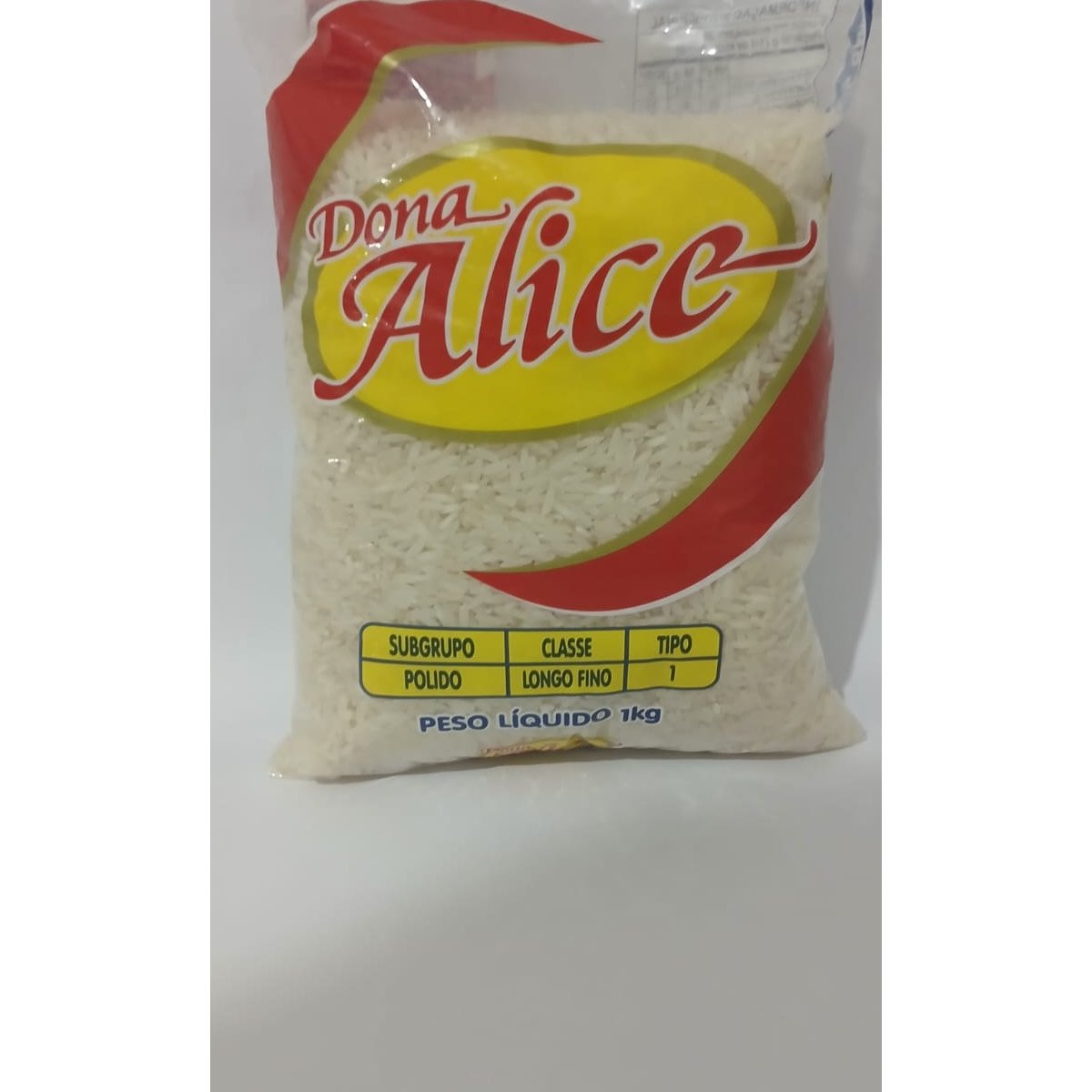 ARROZ DONA ALICE PREMIUM BRANCO DE 1KG