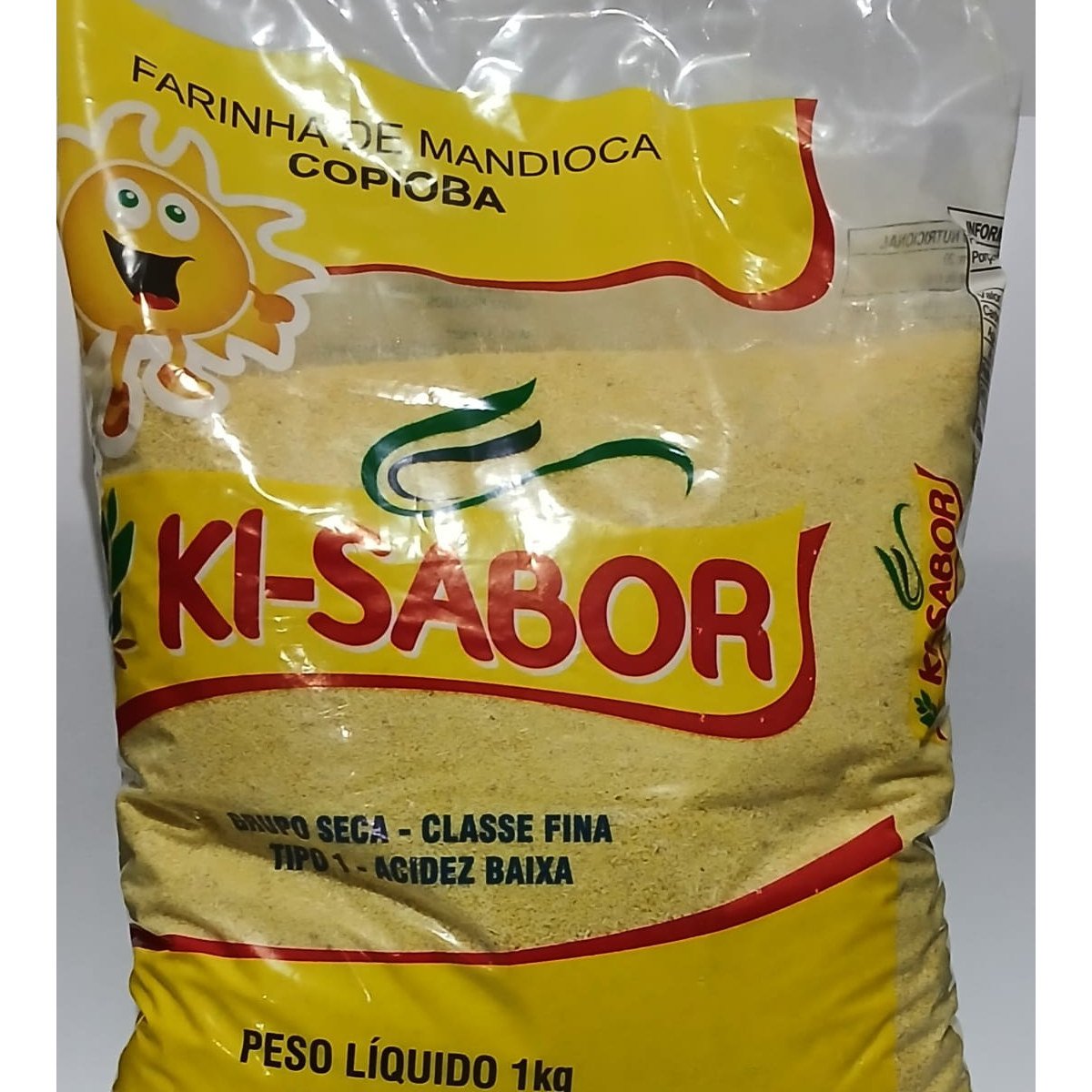 FARINHA DE MANDIOCA AMARELA KI-SABOR 1KG
