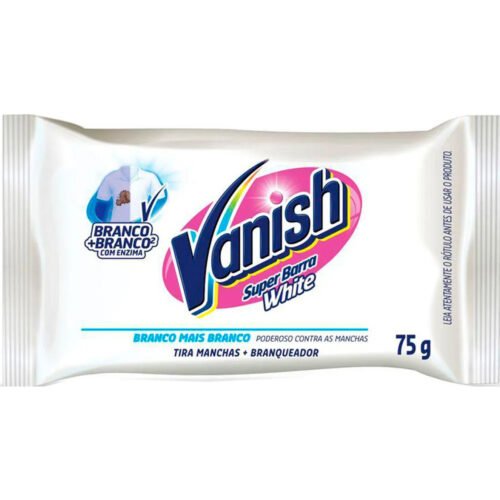 VANISH SABAO EM BARRA WHITE 75G