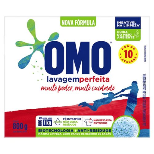 SABAO EM PO OMO LAV PE ATIVO CONC 800G