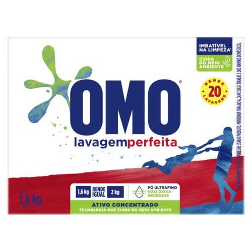SABAO EM PÓ OMO VERMELHO CX 1,6KG