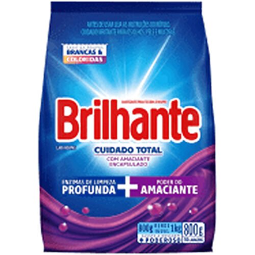 SABAO EM PO BRILHANTE CUIDADO TOTAL SACHE 800G