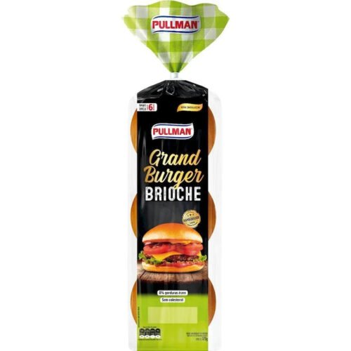 PAO DE HAMBUERGUER BRIOCHE PULLMAN 520G