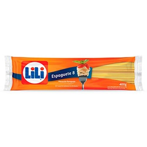 MACARRAO ESPAGUETE 8 LILI 400G