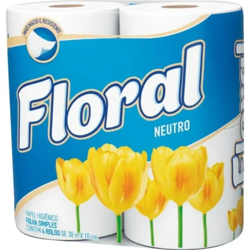 PAPEL HIGIENICO FLORAL NEUTRO 30MT