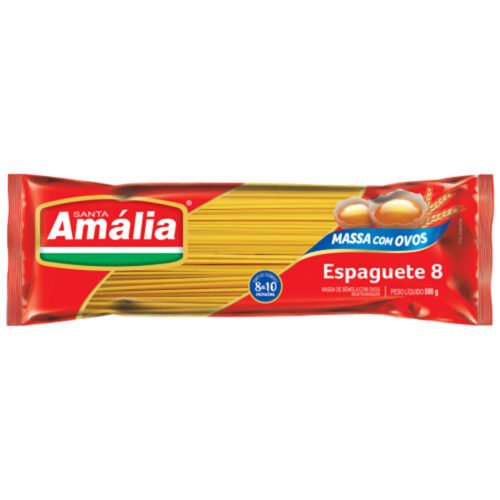 MACARRAO ESPAGUETE S. AMALIA C/OVOS N 8 500G