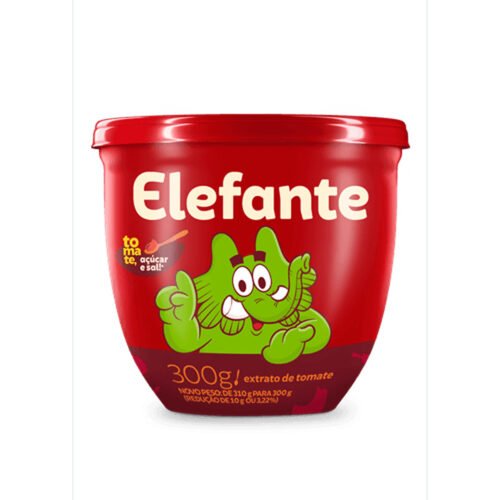 EXTRATO DE TOMATE ELEFANTE POTE 300G