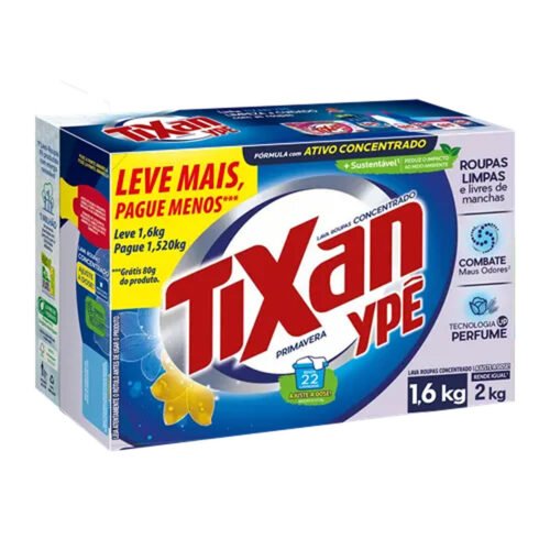 SABÃO EM PO TIXAN YPE PRIMAVERA CX 1,6KG