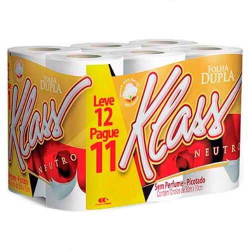 PAPEL HIG. KLASS F.D COM 12UN