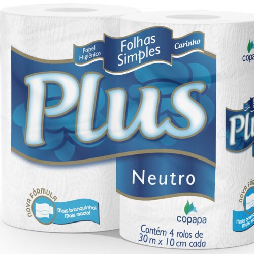 PAPEL HIG. PLUS CARINHO NEUTRO 30M